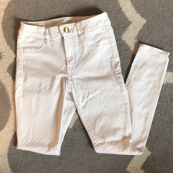 American eagle Super stretchy white jeans - Picture 1 of 1